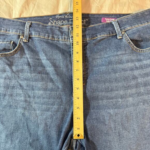 Gloria Vanderbilt Shape Effect Plus sz 20W Tummy Sculpt Ankle Boot Jean - Picture 10 of 12